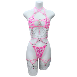 Pink Disco Ring Bottoms