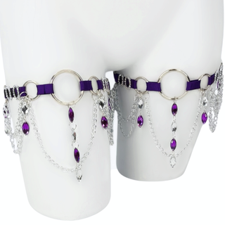 Haze Ring Leg Garters