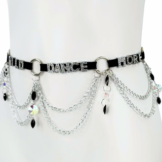 Rhinestone Word Waistband