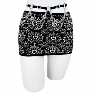 Web of Love Mini Tube Skirt