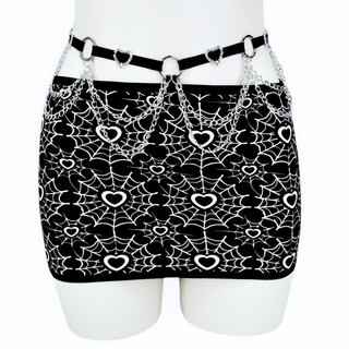 Web of Love Mini Tube Skirt