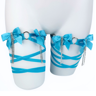 Bow Wrap Leg Garters