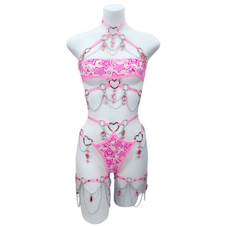 Pink Disco Cut Out Bottoms