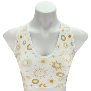 White Celestial Crop Top