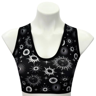 Black Celestial Crop Top