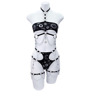 Black Celestial Mini Bandeau Top