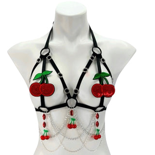 Cherry Harness Bra
