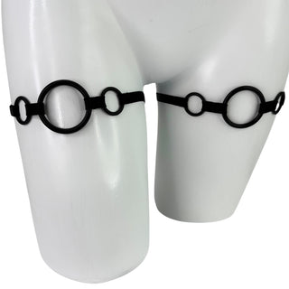 Emerald Ring Leg Garters