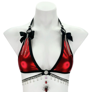 Crimson Kiss Bow Top