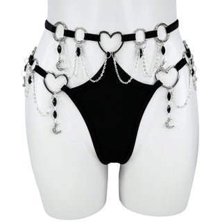 Black Bow Cut Out Bottoms