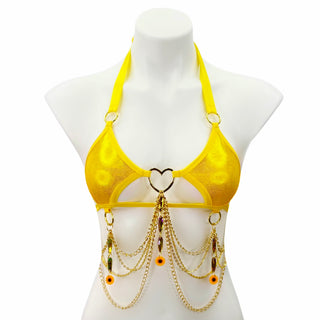 Sunflower Diamond Top