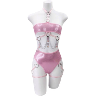 Baby Pink Mini Bandeau Top