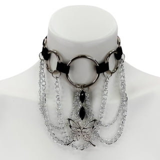 Luna Butterfly Ring Choker