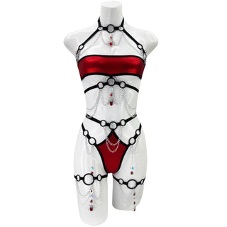 Crimson Kiss Cut Out Bottoms