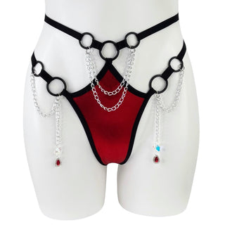 Crimson Kiss Cut Out Bottoms