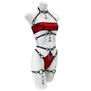 Crimson Kiss Cut Out Bottoms