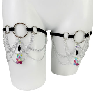 Gummy Bear Chain Leg Garters