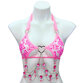 Pink Disco Diamond Top