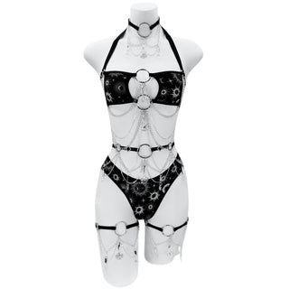 Black Celestial Square Top