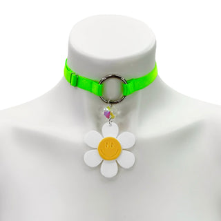 Neon Bloom Choker