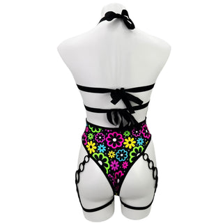 Dazzle Daisies High Waisted Thong