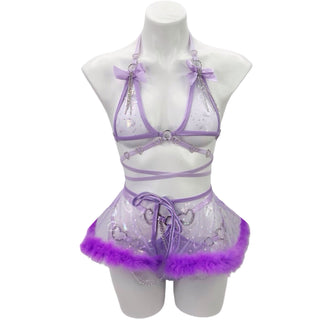 Purple Moon Bow Top