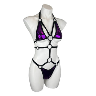 Amethyst Cutout Bodysuit