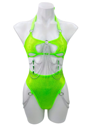 UV Green High Waisted Thong