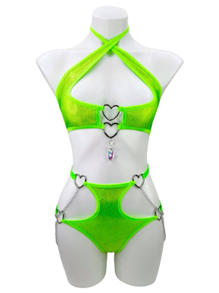 UV Green Cut Out Bottoms