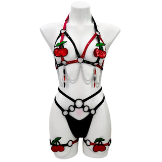 Cherry Charm Harness Bra