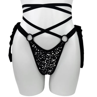 Reflective Dot Strappy Bottoms