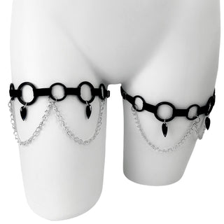 Blackout Leg Garters