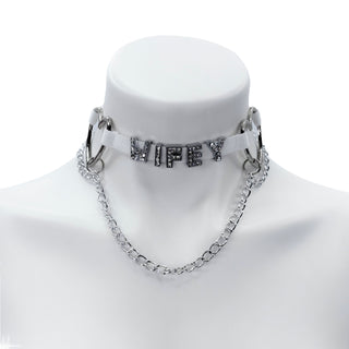 Heart Custom Word Choker