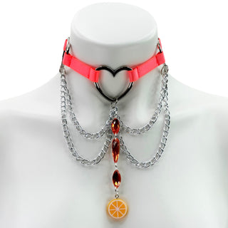 Citrus Tangerine Choker
