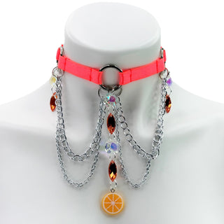 Neon Citrus Choker