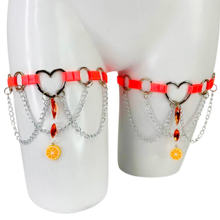Citrus Crush Leg Garters