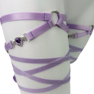 Silk Dreams Wrap Leg Garters