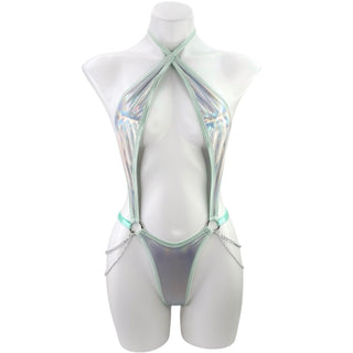 Siren Mint Cutout Bodysuit