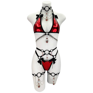 Crimson Kiss Bow Top