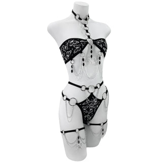 Noir Buttefly Cut Out Bottoms
