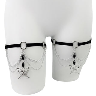 Luna Butterfly Leg Garters
