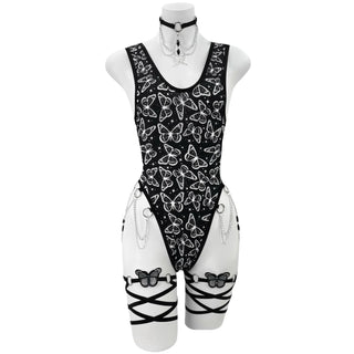 Noir Butterfly Bodysuit