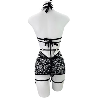 Noir Butterfly Diamond Top