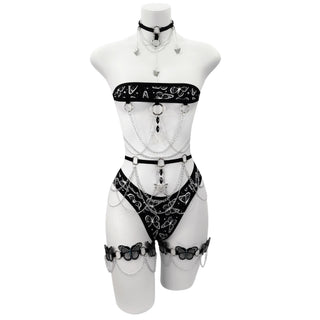 Noir Butterfly Micro Top