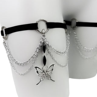 Luna Butterfly Leg Garters