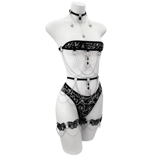 Noir Butterfly Micro Top