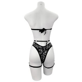Noir Butterfly Cheeky Bottoms
