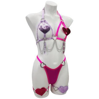 Heart Harness Bra