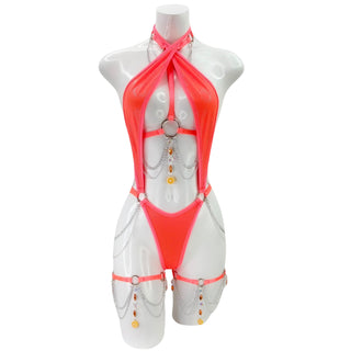 Citrus Crush Cutout Bodysuit