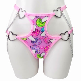 Pink Shroom Cut Out Bottoms